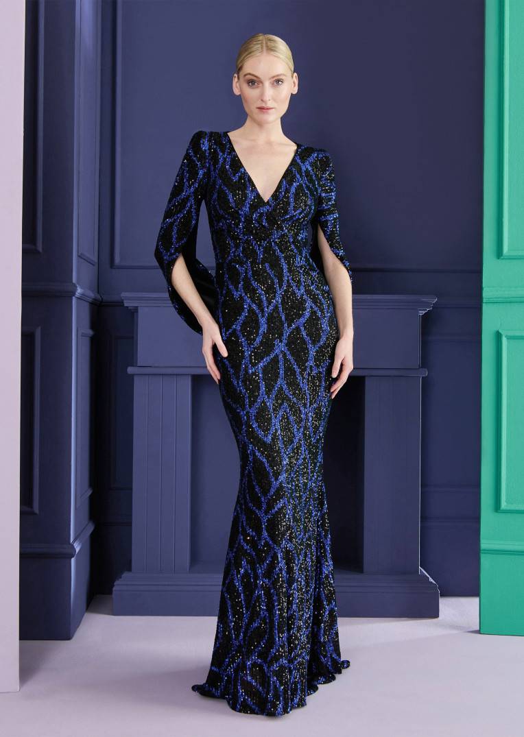 Talbot Runhof Abendkleid Rosin24 Große Rabatte