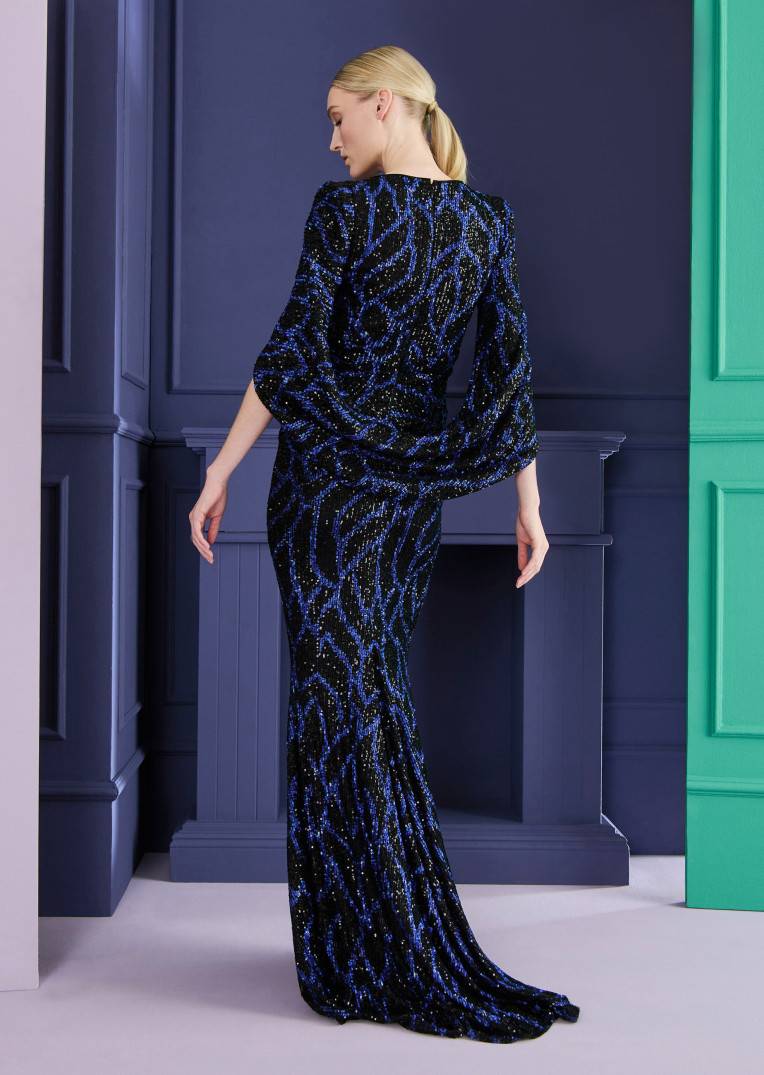 Talbot Runhof Abendkleid Rosin24 Große Rabatte
