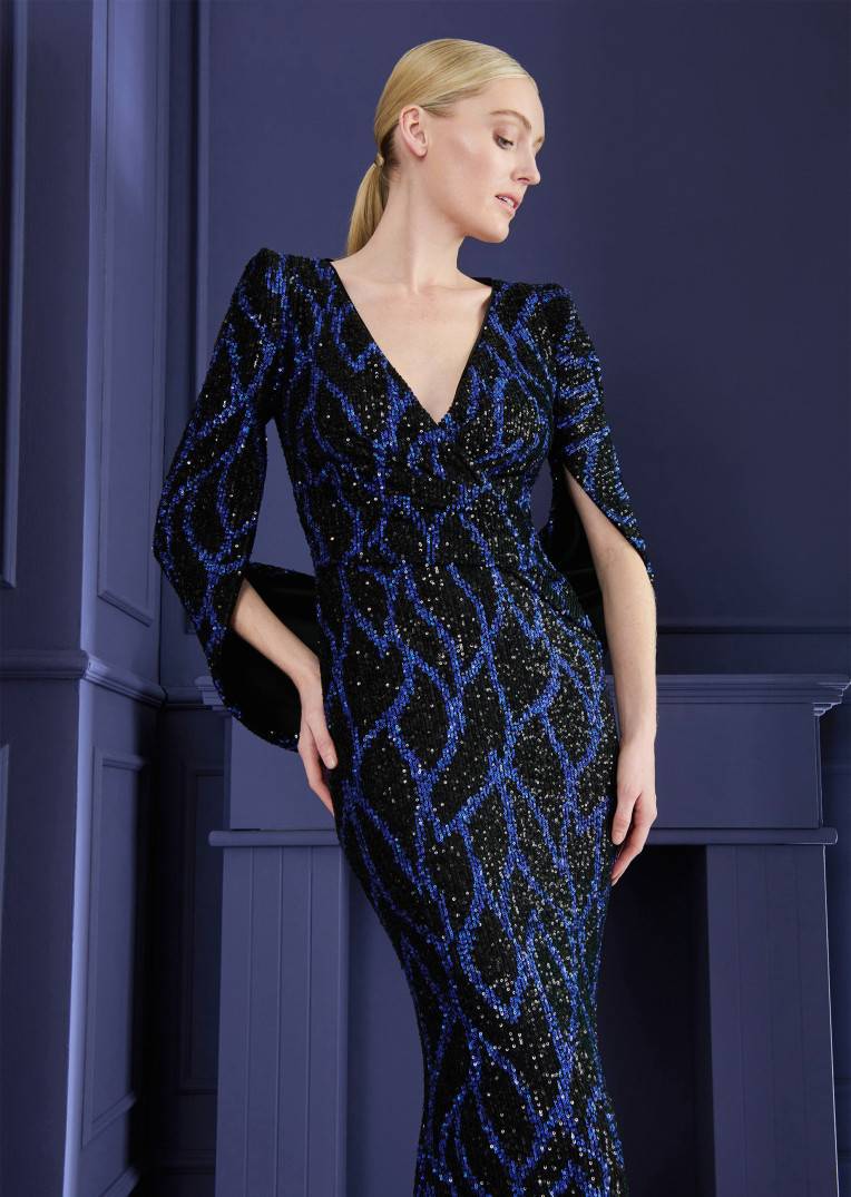 Talbot Runhof Abendkleid Rosin24 Große Rabatte