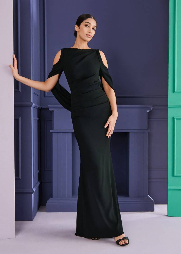 Talbot Runhof Abendkleid Ponceau13 Preisnachlass