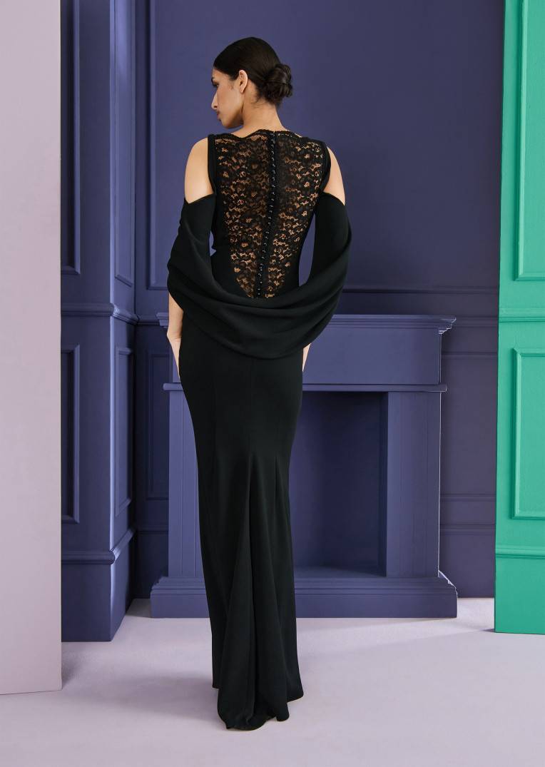 Talbot Runhof Abendkleid Ponceau13 Preisnachlass